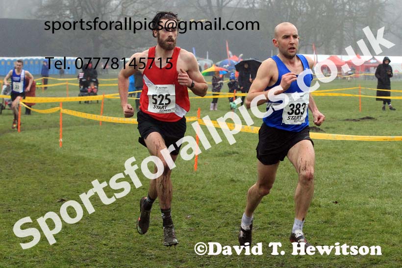 Senior Mens 2023 Northern Cross Country Champs., Witton Park, Blackburn. Photo: David T. Hewitson/Sports for All Pics
